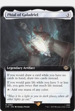 Phial of Galadriel #382 The Lord of the Rings Extended Art Regular Rare - Image 1