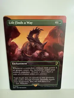 Life Finds a Way (Borderless) Universes Beyond: Jurassic Park MTG NM 05 - Image 1