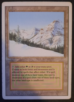 1x Taiga Revised Edition MP MTG - Image 1