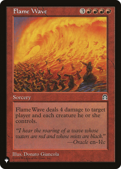 Flame Wave (REGULAR) x1 - MTG The List PLST #STH-81 - Image 1