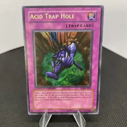 Yugioh Acid Trap Hole SOI-ENSE1 Limited Edition Secret Rare Near Mint - Image 1