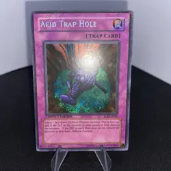 Yugioh Acid Trap Hole SOI-ENSE1 Limited Edition Secret Rare Near Mint - Image 2