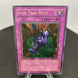 Yugioh Acid Trap Hole SOI-ENSE1 Limited Edition Secret Rare Near Mint - Image 3