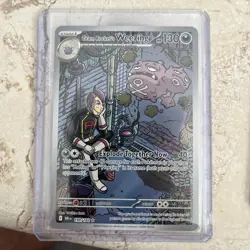Team Rocket's Weezing 199/182 Illustration Rare Destined Rivals Pokemon NM-MINT - Image 1