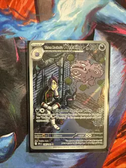 Pokemon TCG Team Rocket's Weezing Destined Rivals Illustration Rare 199/182 MINT - Image 1