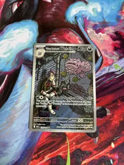 Pokemon TCG Team Rocket's Weezing 199/182 Illustration Rare Destined Rivals - Image 1
