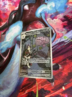 Pokemon TCG Team Rocket's Weezing 199/182 Illustration Rare Destined Rivals - Image 3