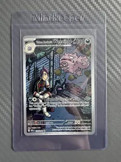 Pokemon TCG Team Rocket's Weezing Destined Rivals Illustration Rare Card 199/182 - Image 1
