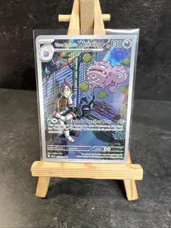 Pokemon TCG Team Rocket's Weezing Destined Rivals Illustration Rare Card 199/182 - Image 1