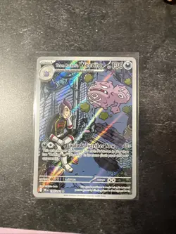 Pokemon TCG Team Rocket's Weezing Destined Rivals Illustration Rare Card 199/182 - Image 3