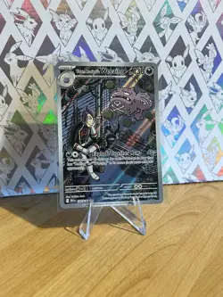 Team Rocket's Weezing 199/182 Illustration Rare Pokemon TCG Destined Rivals - Image 1