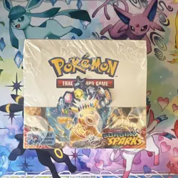 Pokemon TCG Scarlet & Violet Surging Sparks Booster Box 36 Packs - NEW & SEALED - Image 1