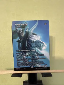 Doom Variant Marvel Super Heroes 0099 Mythic Borderless MTG NM - Image 1