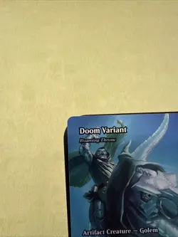 Doom Variant Marvel Super Heroes 0099 Mythic Borderless MTG NM - Image 2