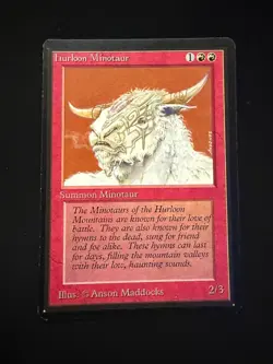 Magic the Gathering: Beta Hurloon Minotaur MTG Beta - Image 1