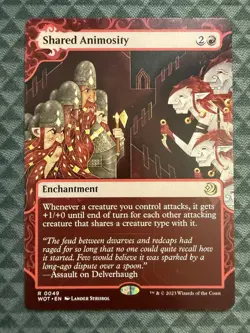 MTG Shared Animosity #0049 Rare Wilds of Eldraine: Enchanting Tales (WOT) - Image 2