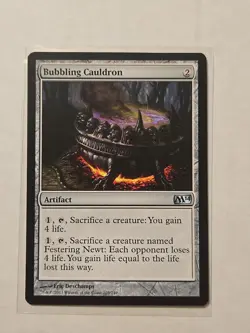 Bubbling Cauldron - Core Set 2014 M14 - LP - Uncommon - Artifact - Image 1