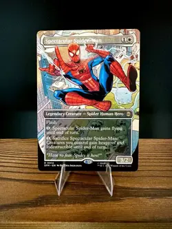Spectacular Spider-Man (SPM 0014) (Borderless) Marvel's Spider-Man Regular, MTG - Image 1