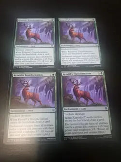 Kenrith's Transformation x4 - Throne of Eldraine - EX/NM - Regular - Image 2