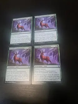 Kenrith's Transformation x4 - Throne of Eldraine - EX/NM - Regular - Image 3