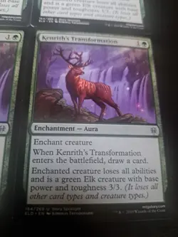 Kenrith's Transformation x4 - Throne of Eldraine - EX/NM - Regular - Image 4