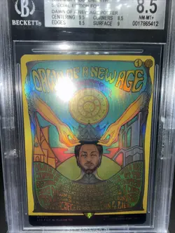 Dawn of a New Age (Borderless Poster) FOIL Universes Beyond: BGS 8.5 MTG LOTR - Image 1