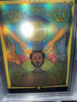 Dawn of a New Age (Borderless Poster) FOIL Universes Beyond: BGS 8.5 MTG LOTR - Image 2