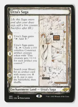 Urza's Saga (Showcase) 380 Rare Modern Horizons 2 Magic: The Gathering Near Mint - Image 1