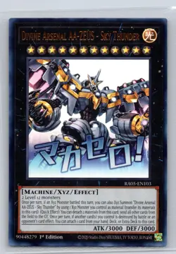 Divine Arsenal AA-ZEUS - Sky Thunder RA05-EN103 Yu-Gi-Oh 1st Ed NM - Image 1