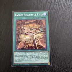 CORI-EN062 Ragged Records of Rites Yugioh - Image 1