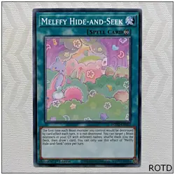 Melffy Hide-and-Seek - ROTD-EN057 - Common 1st Edition Yugioh - Image 1