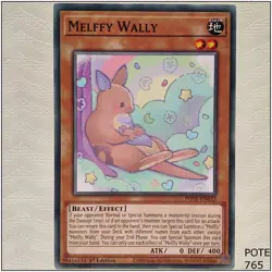 Melffy Wally - POTE-EN022 - Common 1st Edition Yugioh - Image 1
