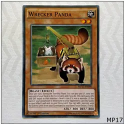 Wrecker Panda - MP17-EN090 - Common 1st Edition Yugioh - Image 1