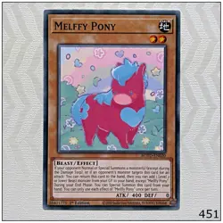 Melffy Pony - ROTD-EN020 - Common 1st Edition Yugioh - Image 1