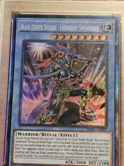 Yugioh PSA 9 Black Luster Soldier Legendary Swordsman MAZE-EN011 Collectors 1st - Image 2