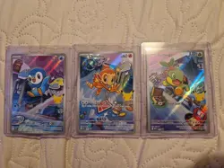 Pokemon TCG First Partners Sinnoh Set of 3 English 30th Celebrations Holo Cards - Image 1