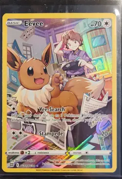 Eevee TG11/TG30 Swsh09: Brilliant Stars Trainer Gallery Holo - Image 1