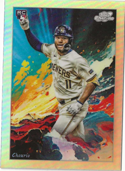 2024 Topps Cosmic Chrome - Stars in the Night Jackson Chourio #STN-12 (RC) - Image 1