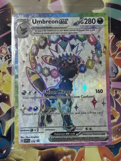 Pokemon TCG Umbreon ex SVP176 Full Art Holo Promo EX Sv: Scarlet & Violet - Image 1