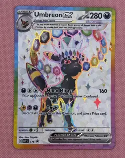 Pokemon Umbreon EX SVP176 Sv: Scarlet & Violet Promo Full Art English NM - Image 2
