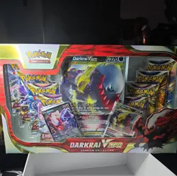 Pokemon Darkrai VSTAR Premium Collection Box 8 Packs New Factory Sealed Read - Image 1