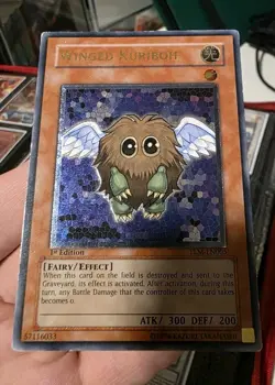 Yu-Gi-Oh Winged Kuriboh TLM-EN005 Ultimate Rare UTR 1st Edition - MP / DMG - Image 2