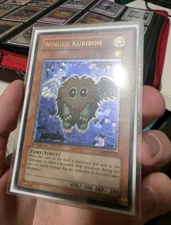 Yu-Gi-Oh Winged Kuriboh TLM-EN005 Ultimate Rare UTR 1st Edition - MP / DMG - Image 5