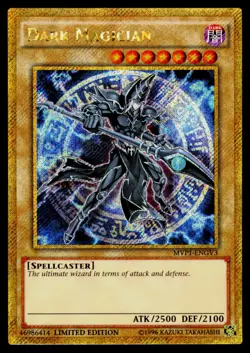 Dark Magician (Gold Secret Rare) - MVP1-ENGV3 LP Gold Edition YuGiOh - Image 1