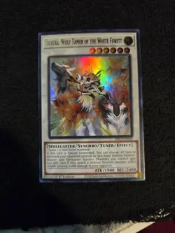 YuGiOh Silvera, Wolf Tamer of the White Forest Ultra Rare 1st Edition INFO-EN038 - Image 1