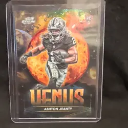 ASHTON JEANTY VENUS 2025 Topps Cosmic Chrome RC SSP Planetary Pursuit 🔥 Raiders - Image 1