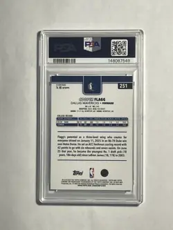 2025-26 Topps Chrome - Cooper Flagg #251 (RC) Graded psa 8 - Image 2