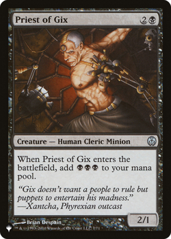 Priest of Gix (REGULAR) x1 - MTG The List PLST #DDE-7 - Image 1