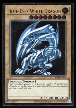Blue-Eyes White Dragon OP28-EN001 OTS Tournament Pack 28 Unlimited YU-GI-OH - Image 1