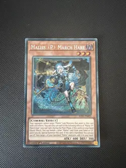 Yu-GI-Oh Maliss P March Hare ALIN-EN023 1st Edition Secret Rare NM Card - Image 1